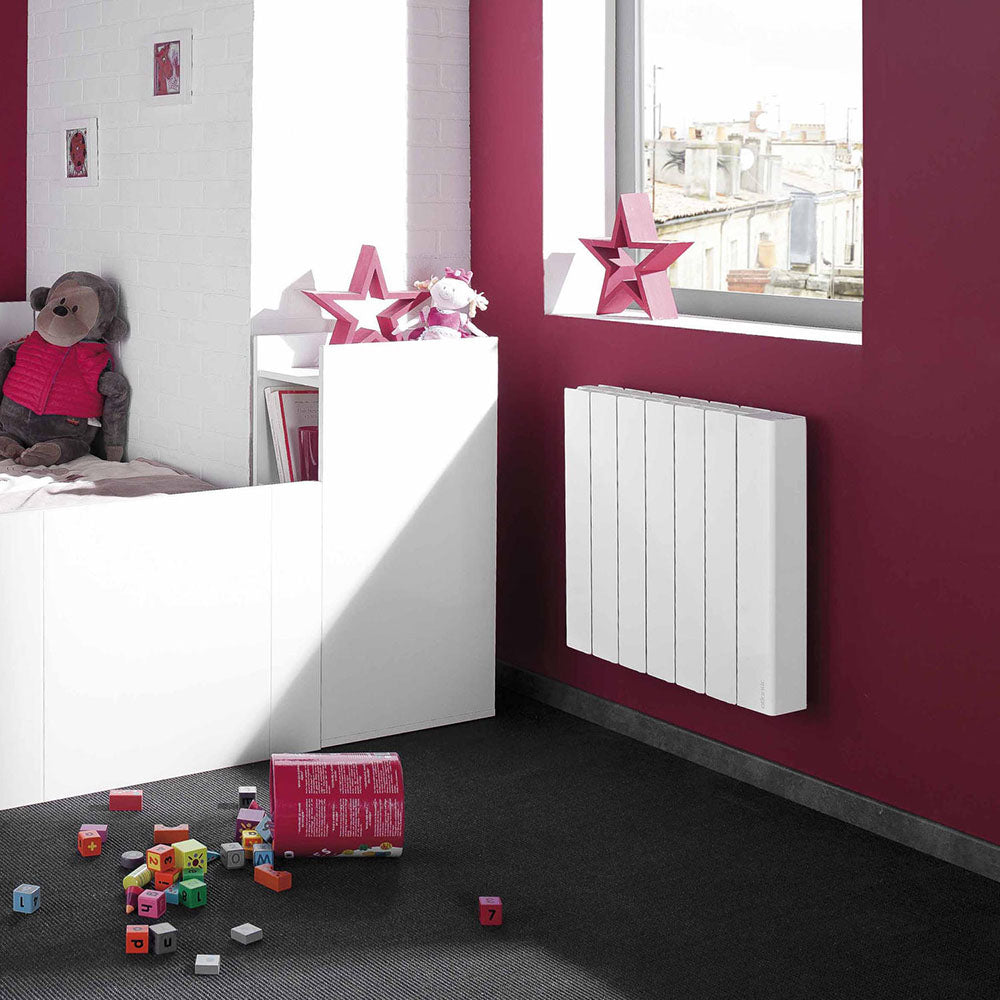 Radiateur électrique chaleur douce ACCESSIO Digital 2 horizontal blanc