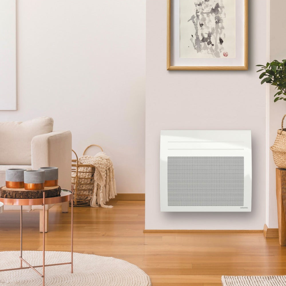 Radiateur ATLANTIC Rayonnant Digital Horizontal Blanc SOLIUS 750W - Mister PRO