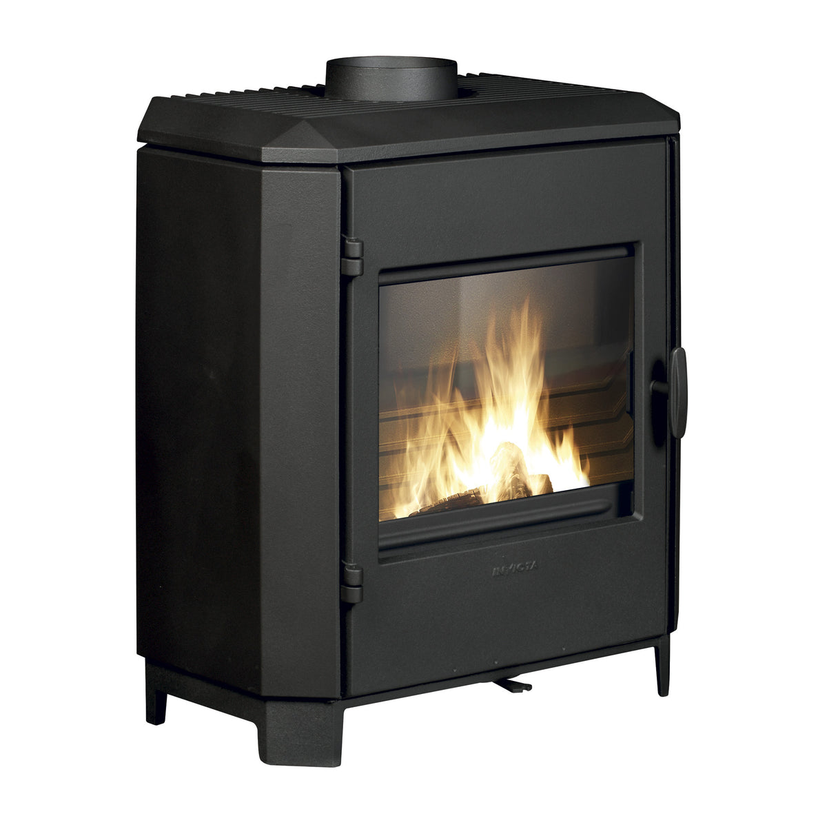 Invicta Poêle à bois en fonte Carolo flamme verte 7 Anthracite - 8kw - Mister PRO