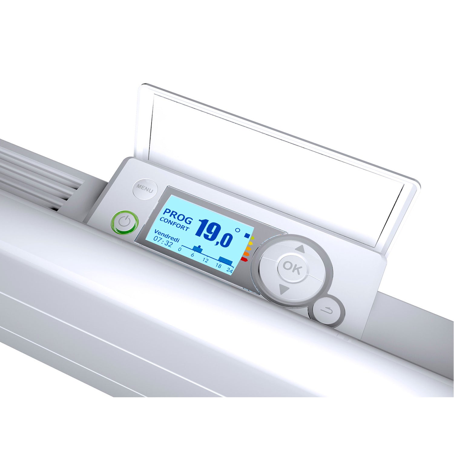 THERMOR Radiateur à chaleur douce OVATION 3 horizontal blanc