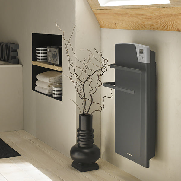 THERMOR Sèche-serviettes digital avec soufflerie MAJORQUE 1400W gris ardoise