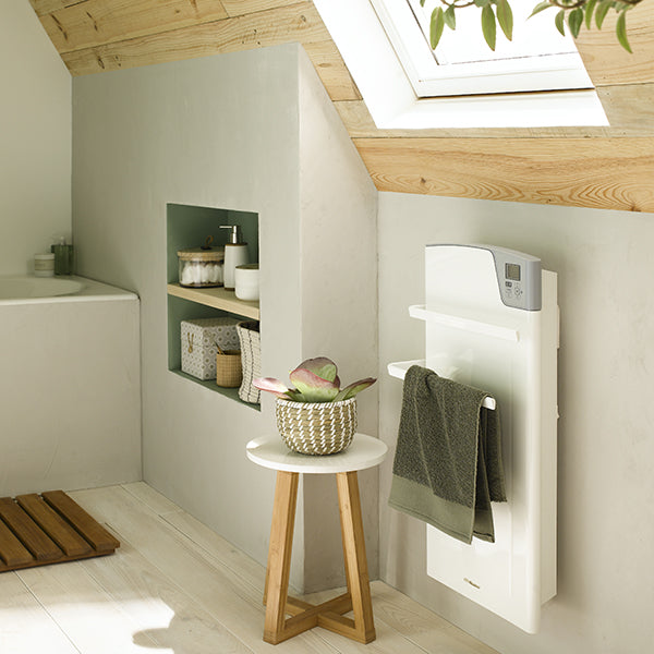 THERMOR Sèche-serviettes digital avec soufflerie MAJORQUE 1400W blanc