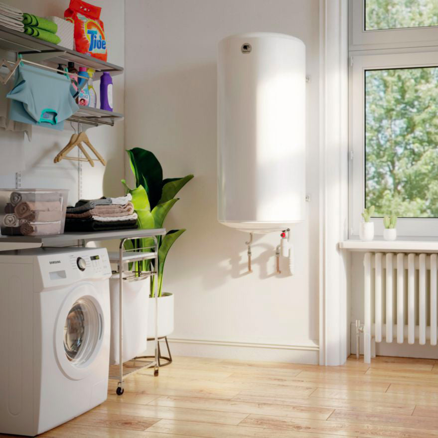 THERMOR Chauffe-eau Ø505 vertical mural mono STEATIS blanc