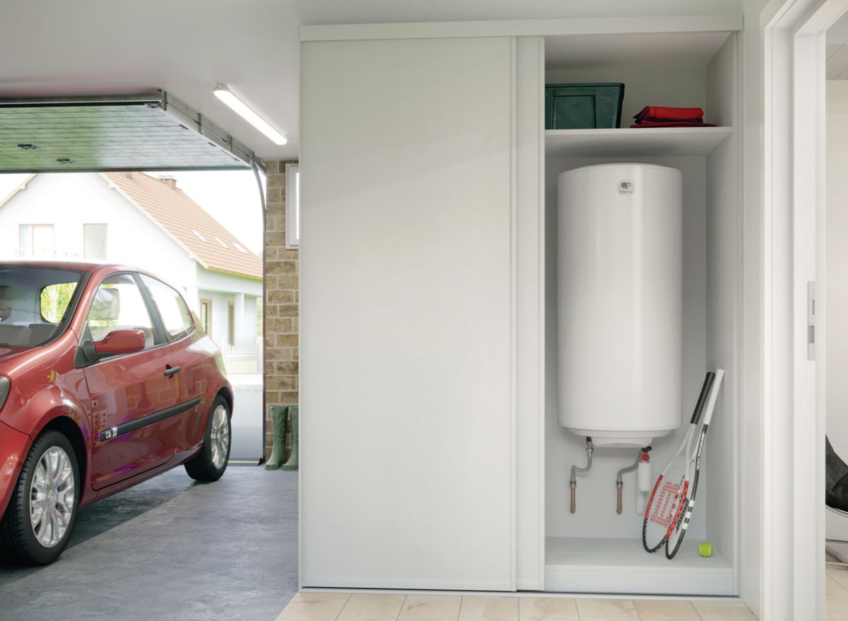 THERMOR Chauffe-eau Ø505 vertical mural mono BLINDE blanc