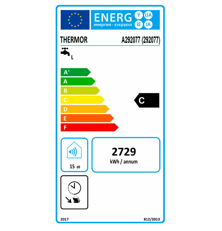 THERMOR Chauffe-eau ACI hybride vertical sur socle mono DURALIS blanc
