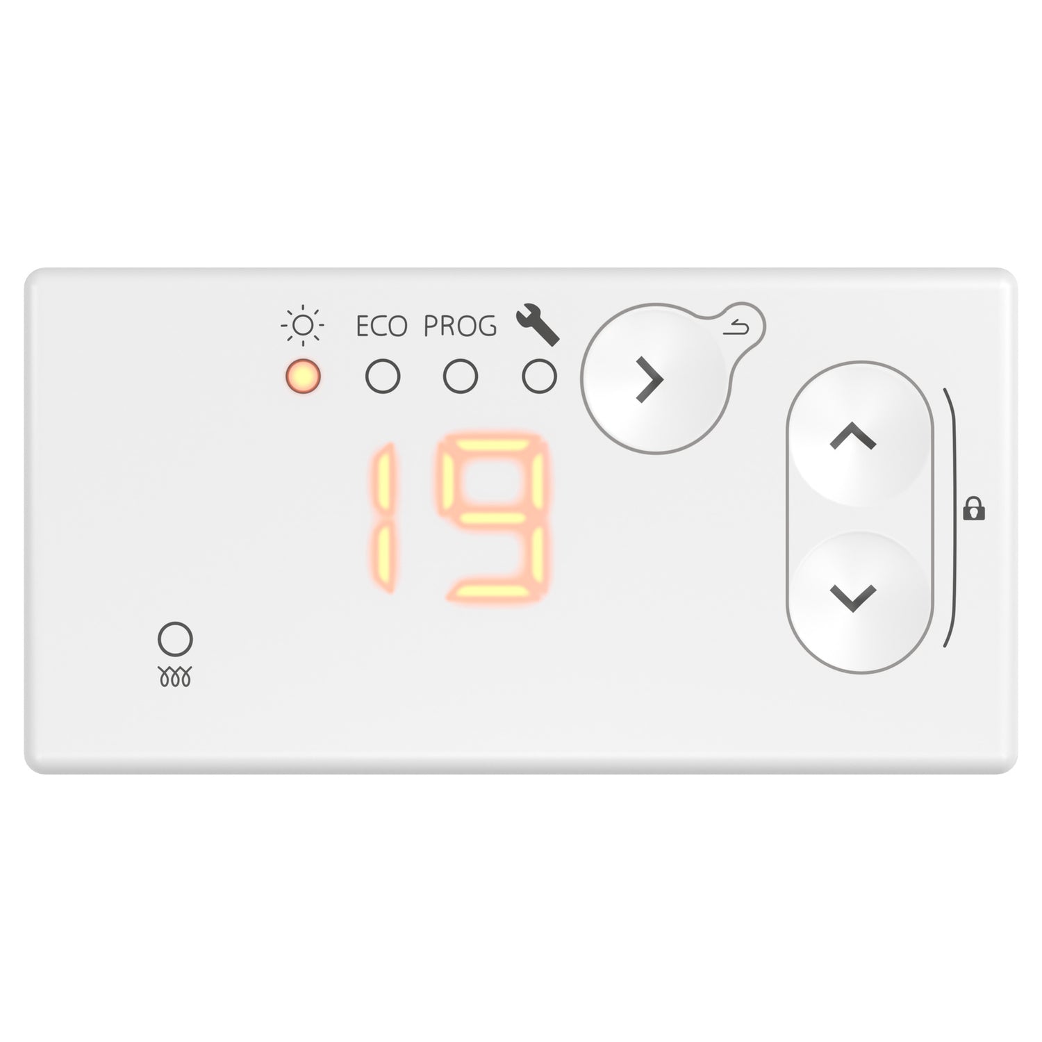 Thermor Radiateur rayonnant AMADEUS 3 digital horizontal blanc