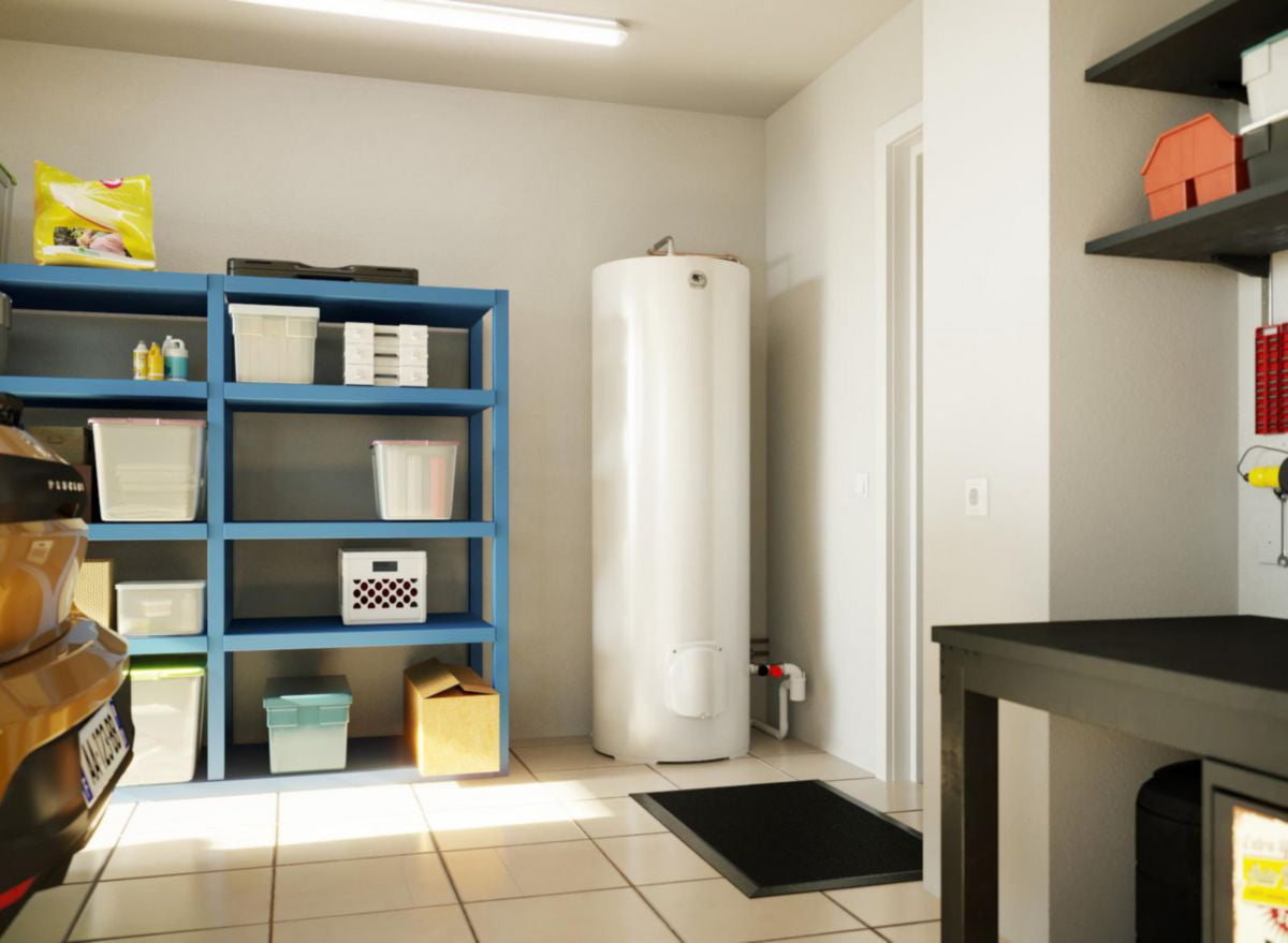 THERMOR Chauffe-eau Ø575 vertical sur socle mono BLINDE 300L blanc