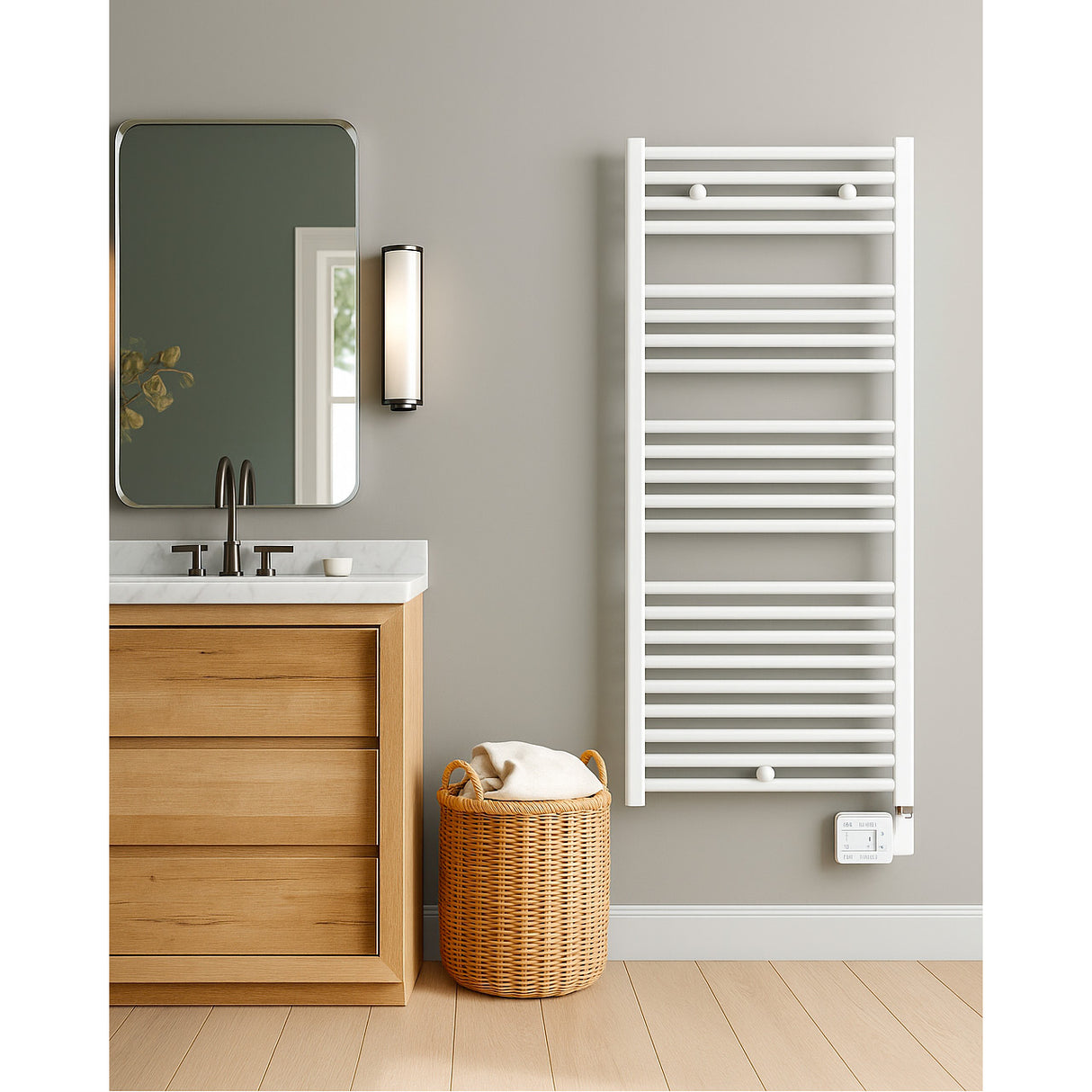 THERMOR Sèche-serviettes CORSAIRE 2 étroit blanc