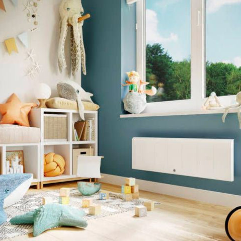 THERMOR Radiateur connecté chaleur douce KENYA 4 plinthe blanc - Mister PRO