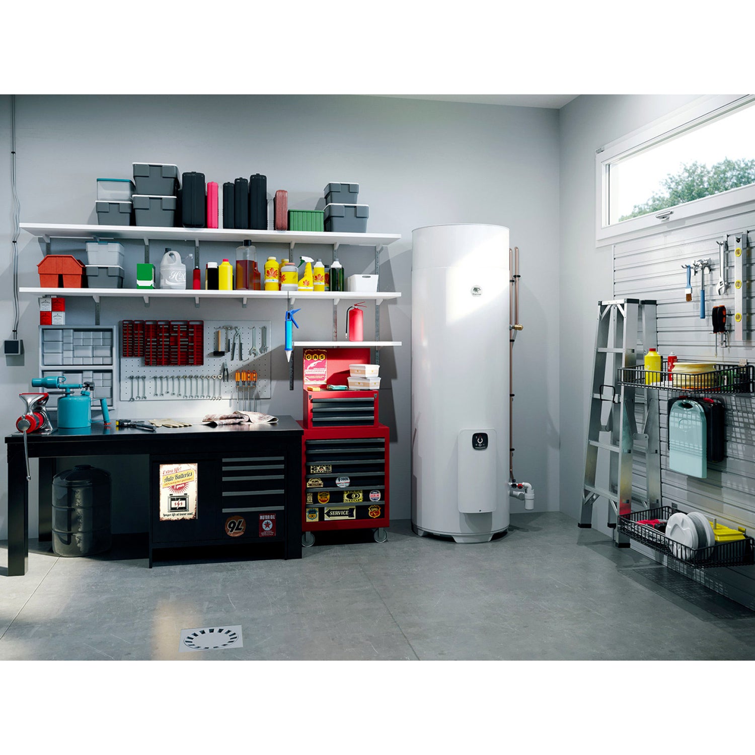 THERMOR Chauffe-eau thermodynamique AEROMAX ACCESS vertical sur socle 200L