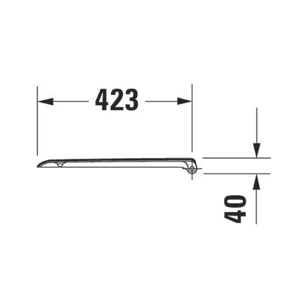 DURAVIT Abattant WC D-Code