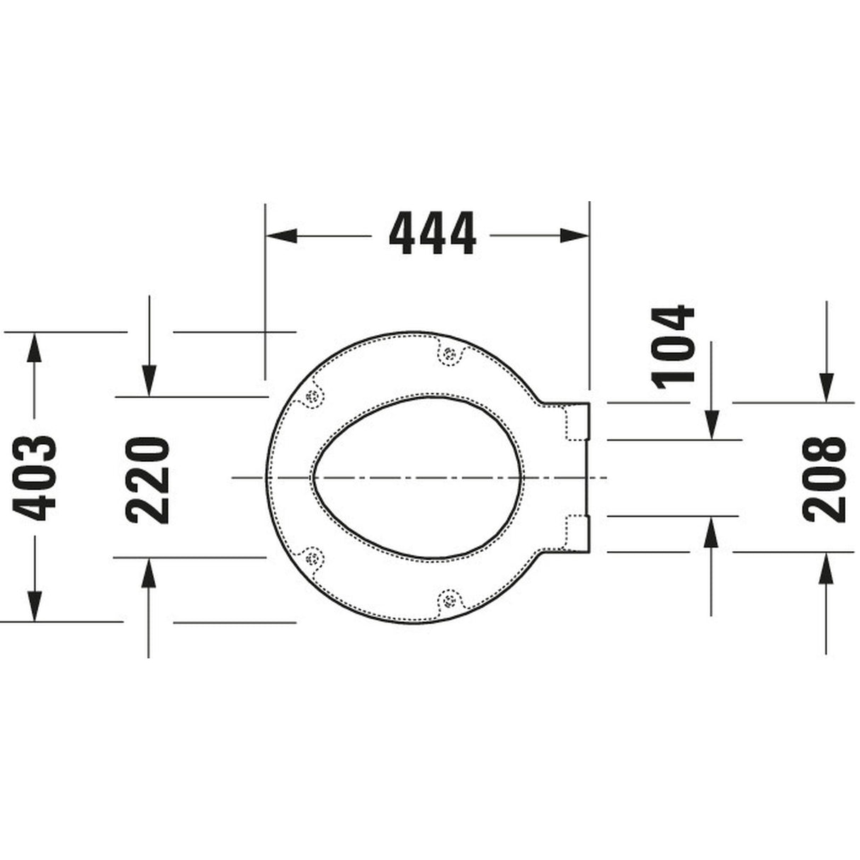 DURAVIT Abattant WC Starck 1 0065880099
