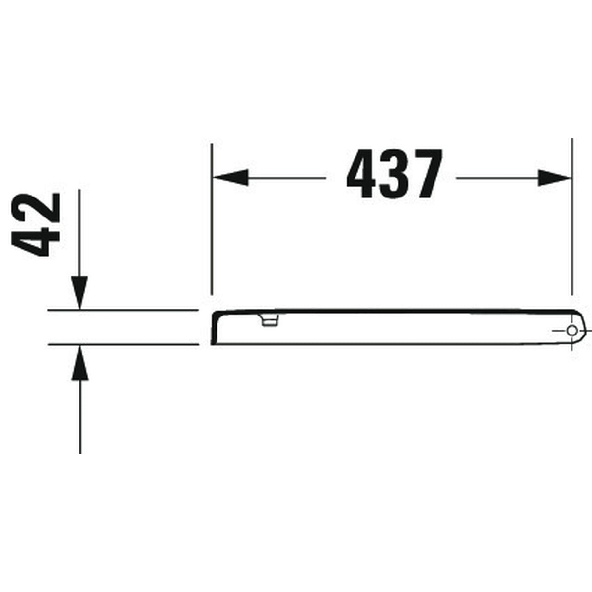 DURAVIT Abattant WC Starck 1 0065880099