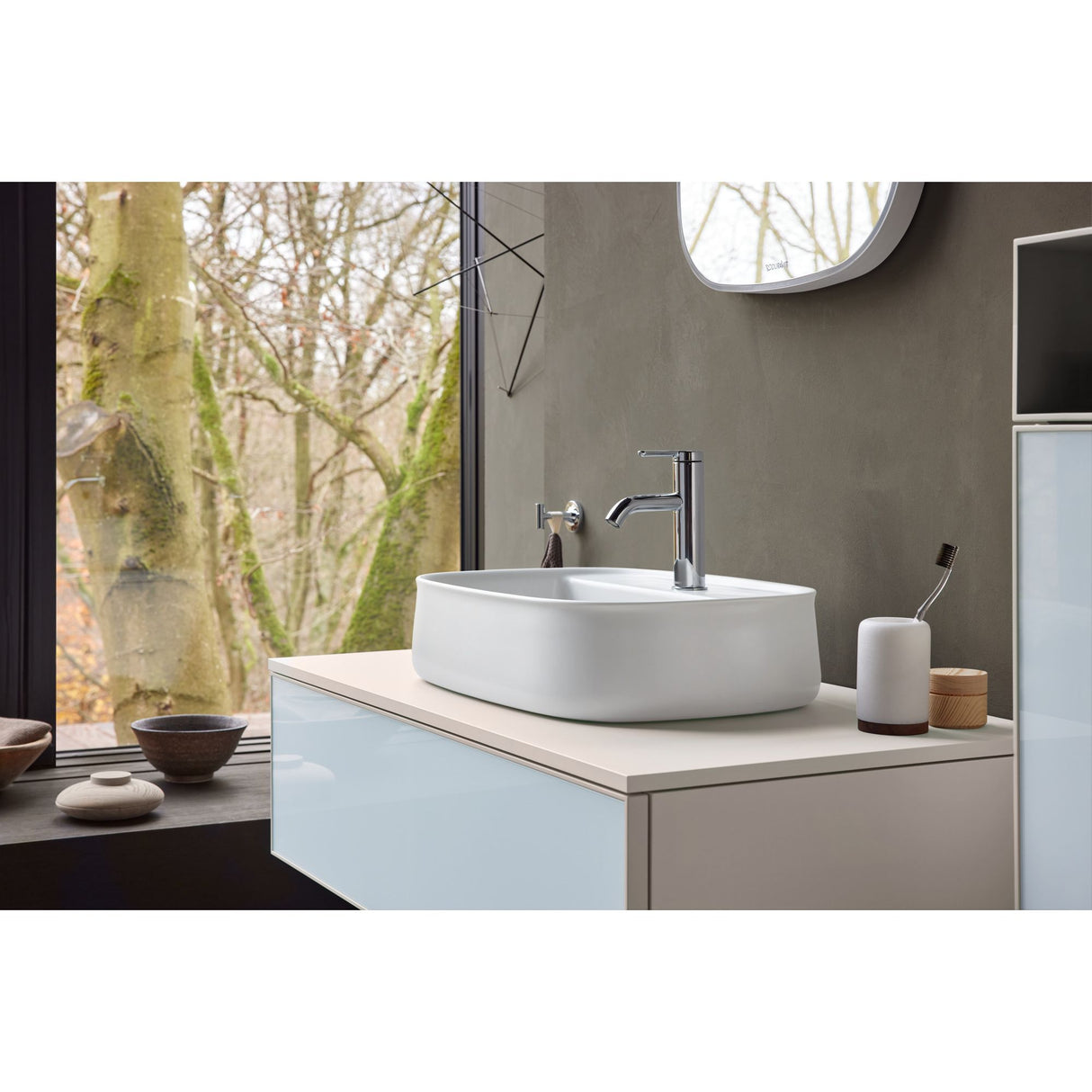DURAVIT Mitigeur de lavabo chromé avec vidage C.1