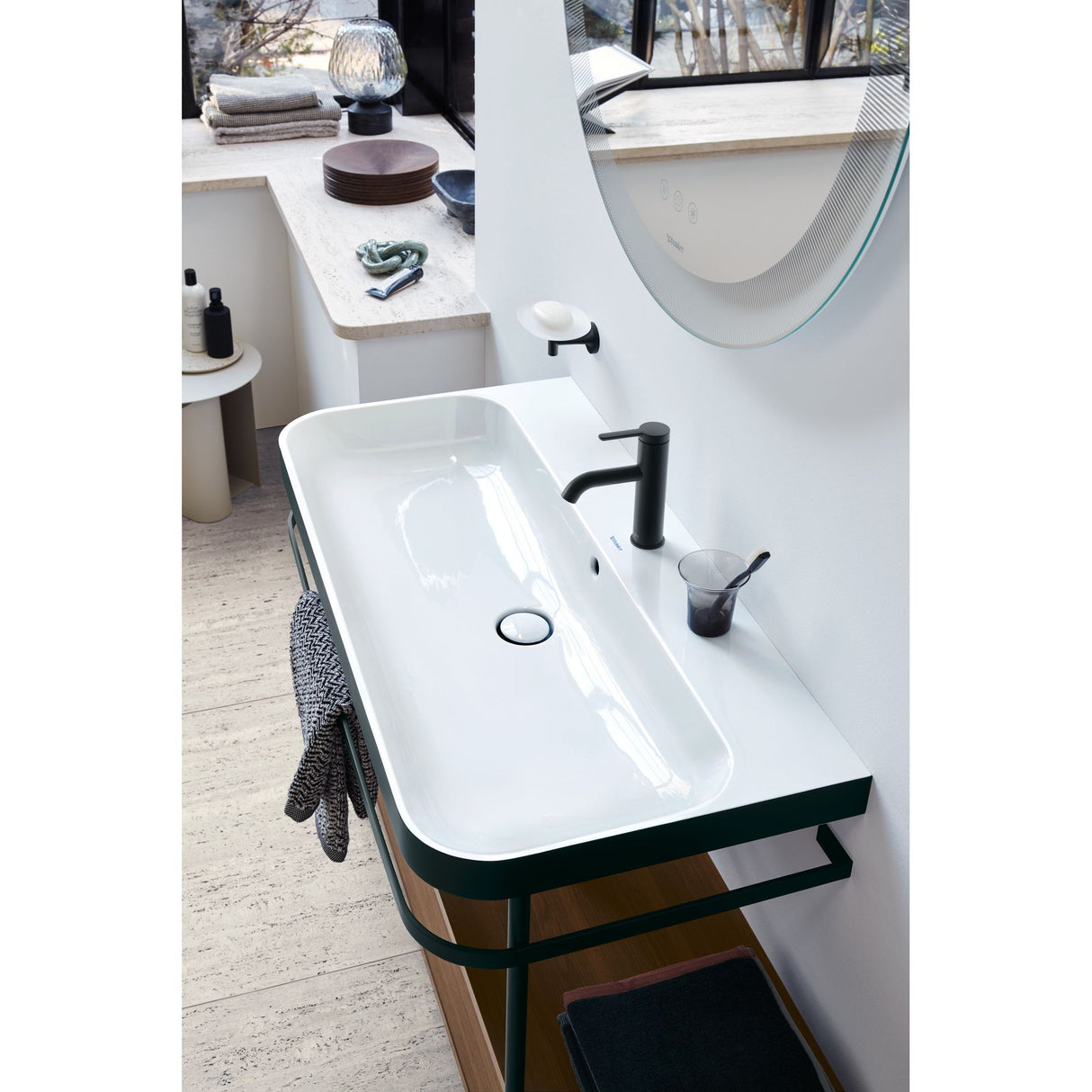 DURAVIT Mitigeur de lavabo noir mat sans vidage C.1