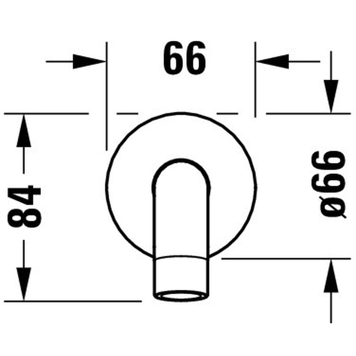 DURAVIT Bec déverseur de baignoire DuraStyle N15240010010