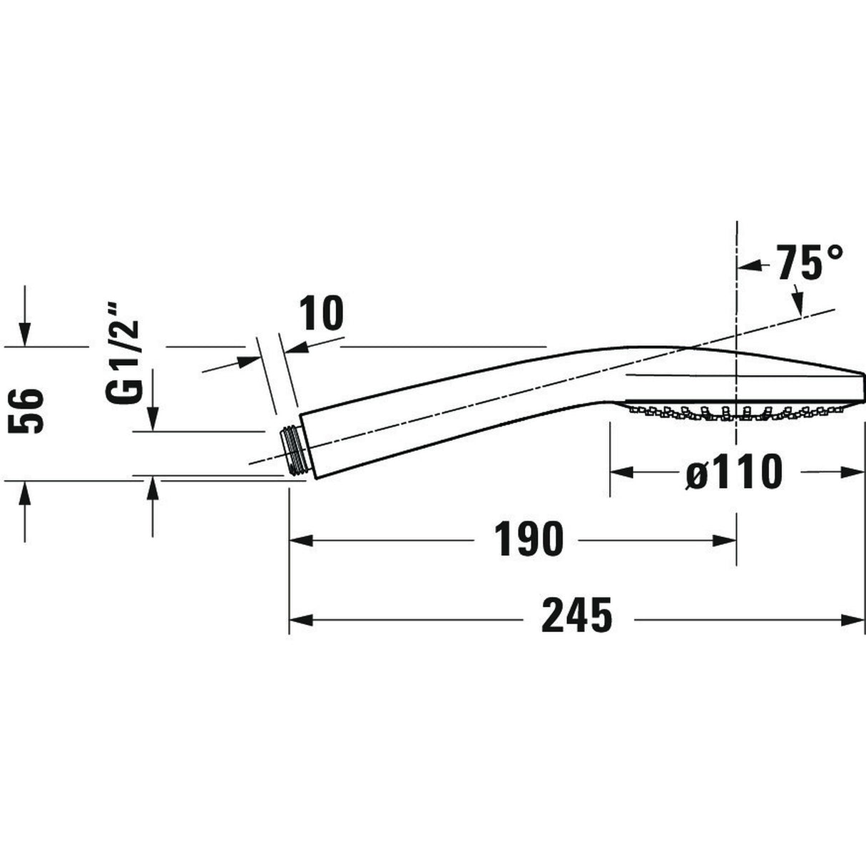 DURAVIT Douchette 1 jet Universal