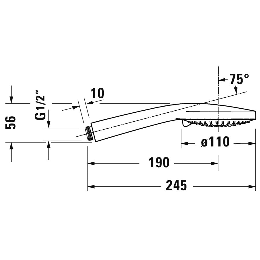 DURAVIT Douchette 3 jets Universal