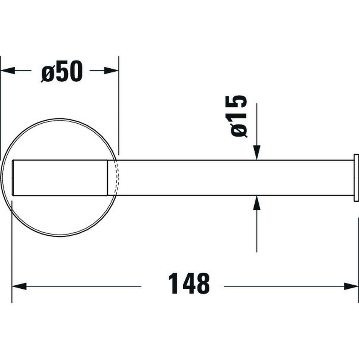 DURAVIT Dérouleur de papier mural Starck T
