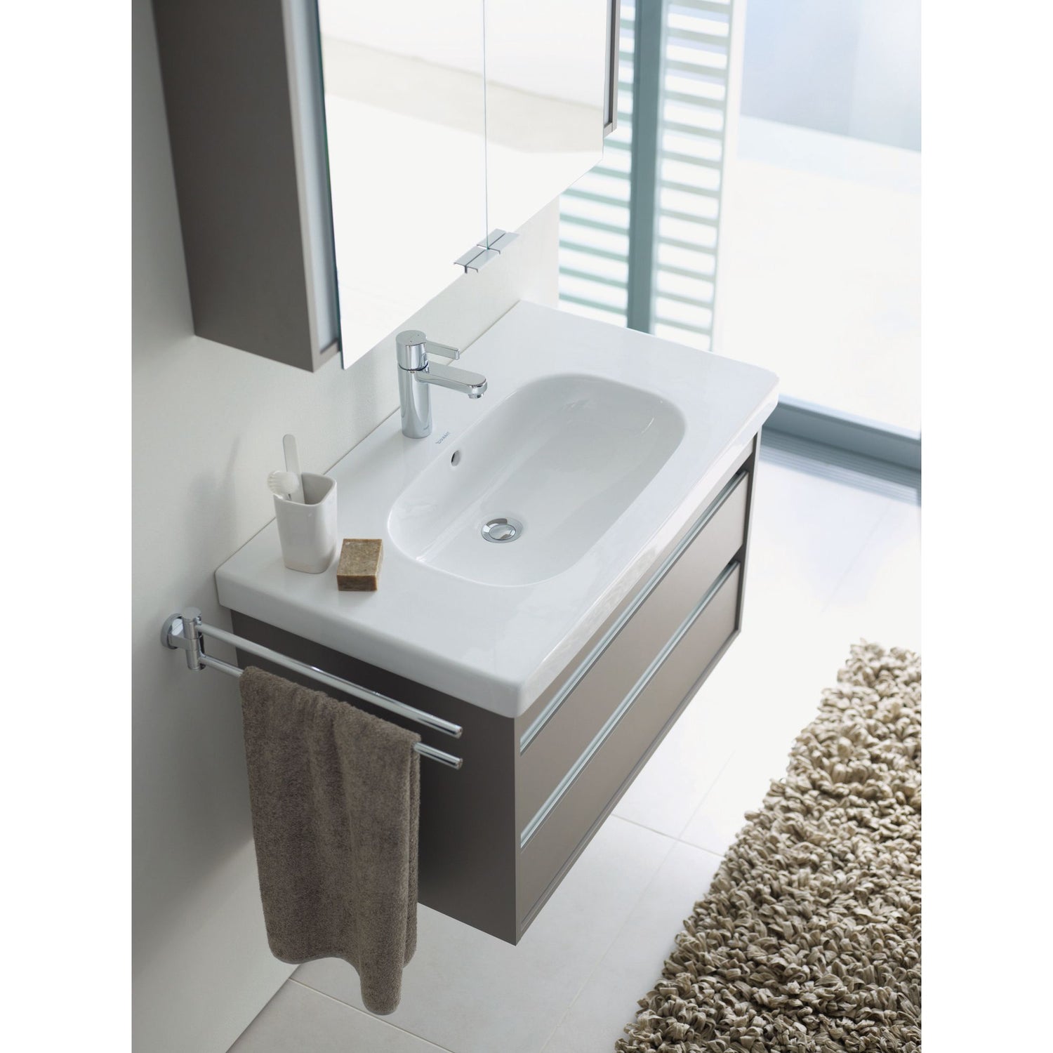 DURAVIT Porte-serviettes 39,7 cm D-Code 0099221000