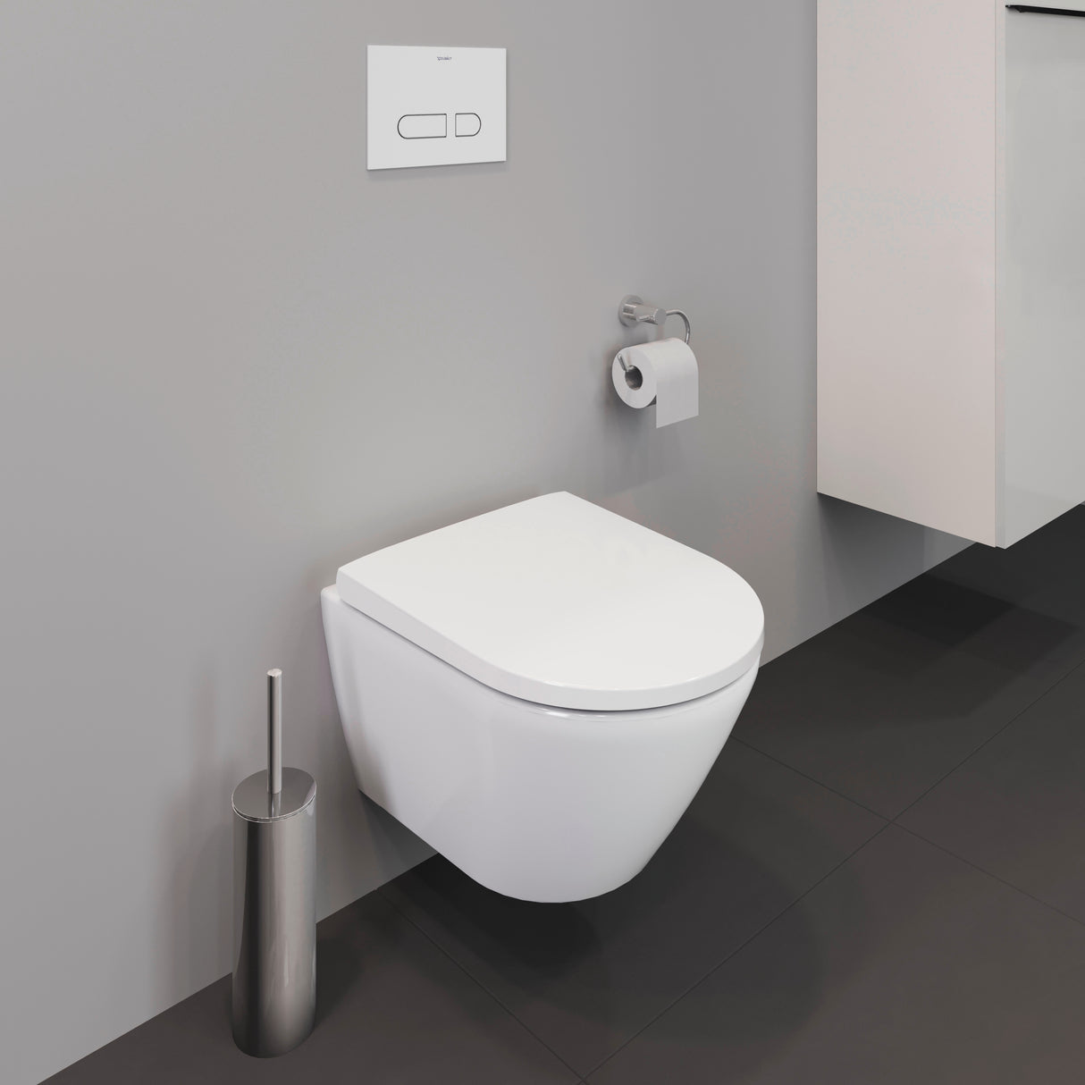 DURAVIT Pack WC suspendu avec abattant et système de fixation D-Neo 45880900A1
