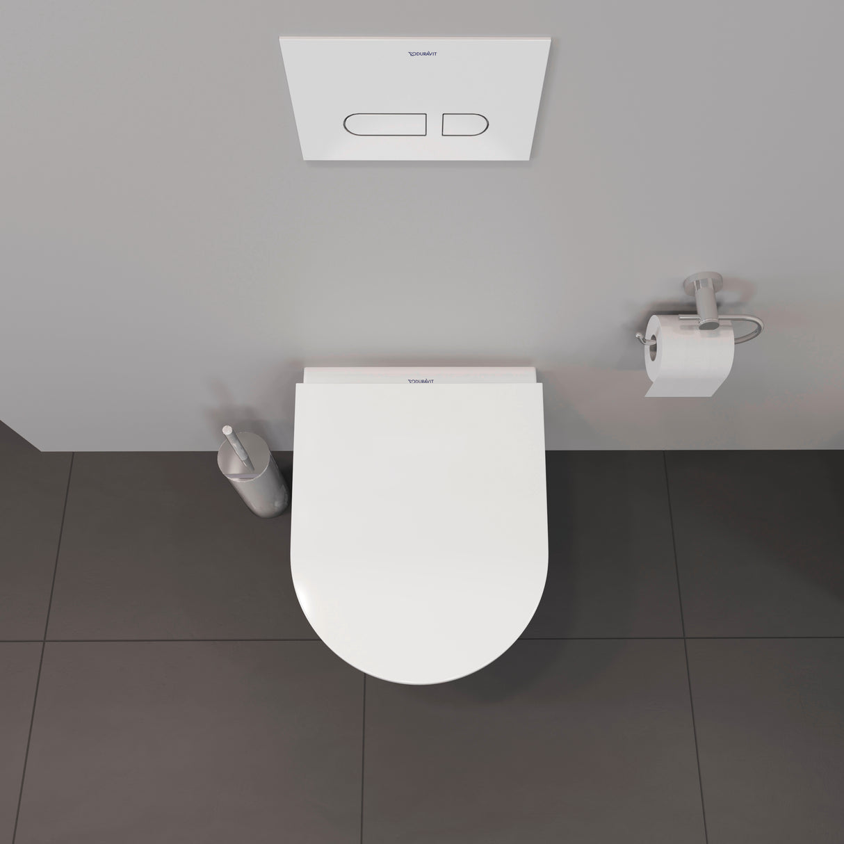 DURAVIT Pack WC suspendu avec abattant et système de fixation D-Neo 45880900A1