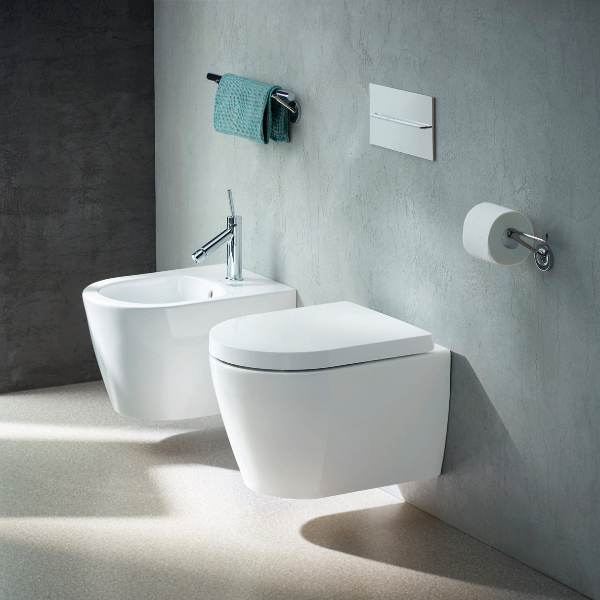DURAVIT Pack WC suspendu compact sans bride ME by Starck
