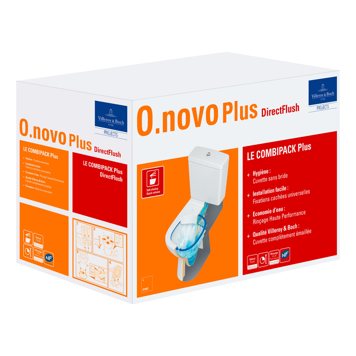 Villeroy & Boch WC à poser O.novo 5661F701