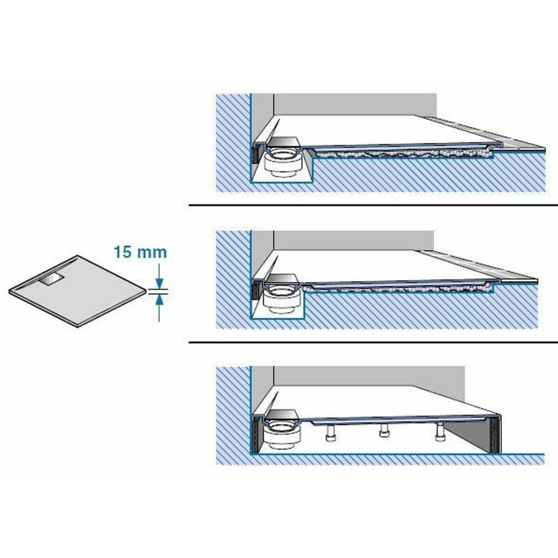 Villeroy & Boch Receveur de douche rectangulaire 120x90cm Architectura MetalRim UDA1290ARA215V-01