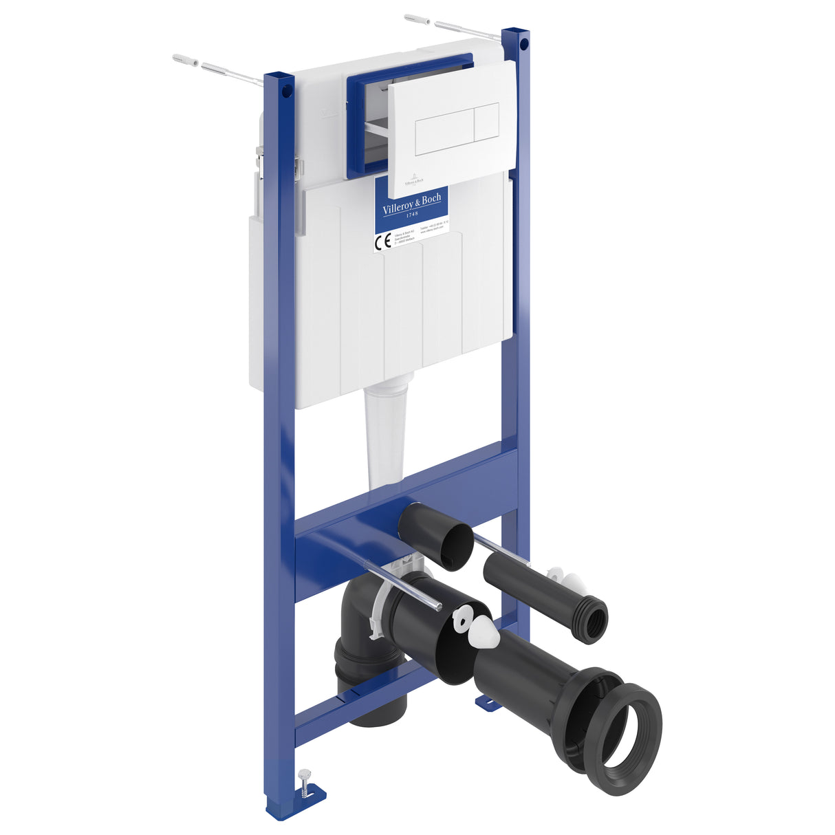 Villeroy & Boch Bâti-support sol-mur avec plaque de déclenchement 3/6 L