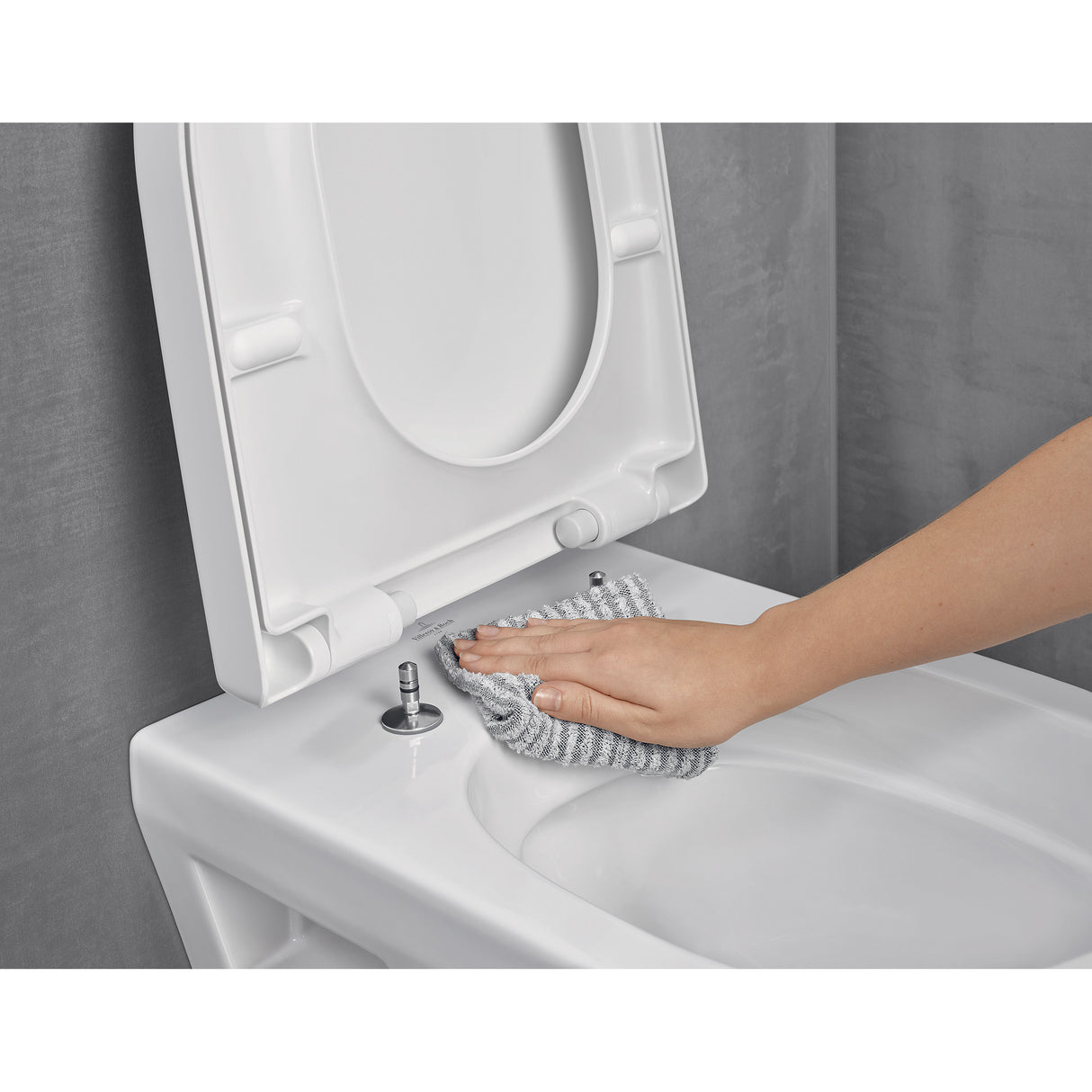 Villeroy & Boch Cuvette suspendue Rimless avec abattant Architectura 4618CB01