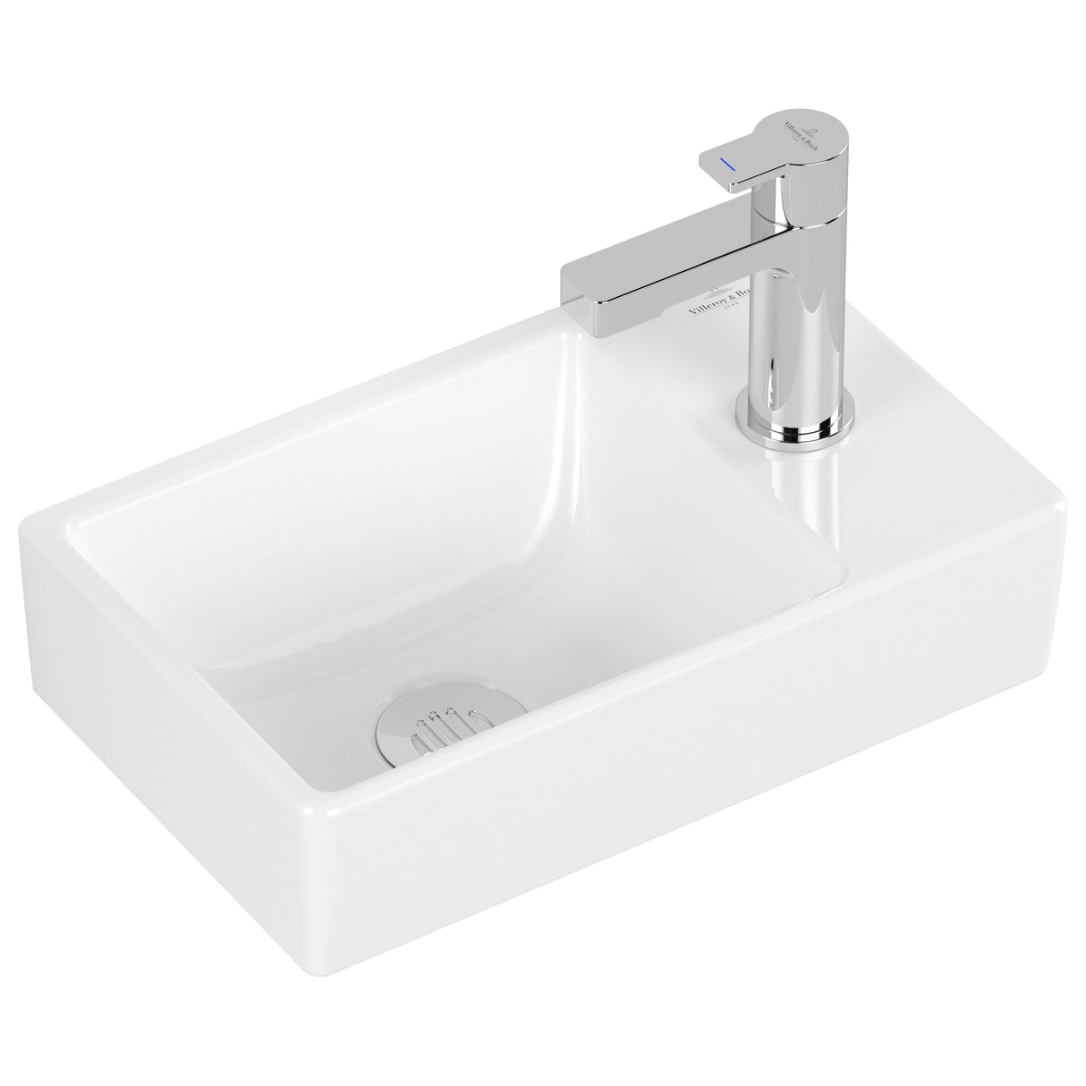 Villeroy & Boch Pack lave-mains avec robinetterie et bonde Avento 4300S201