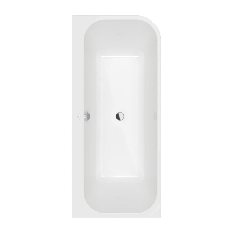 Villeroy & Boch Baignoire murale Architectura pour installation en angle à gauche