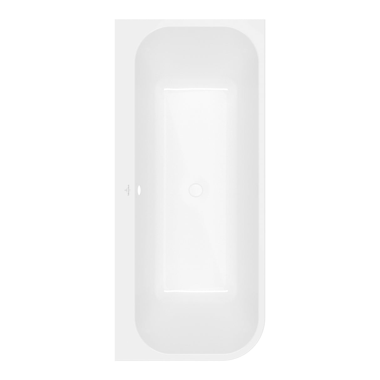 Villeroy & Boch Baignoire murale Architectura pour installation en angle à droite