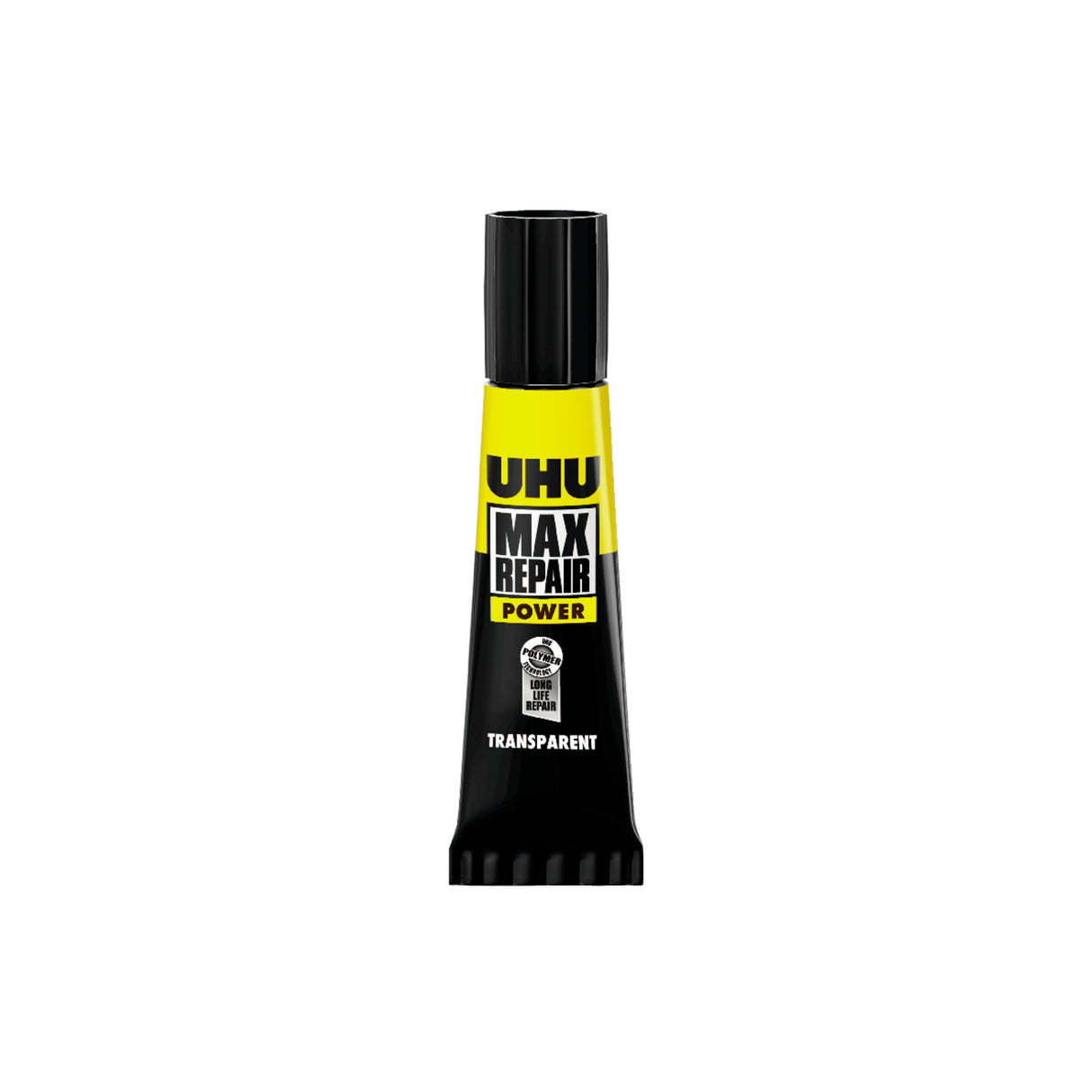 UHU Max Repair power - Colle extra puissante et flexible, transparente, idéale pour les chaussures, le caoutchouc, le cuir, tube 8g