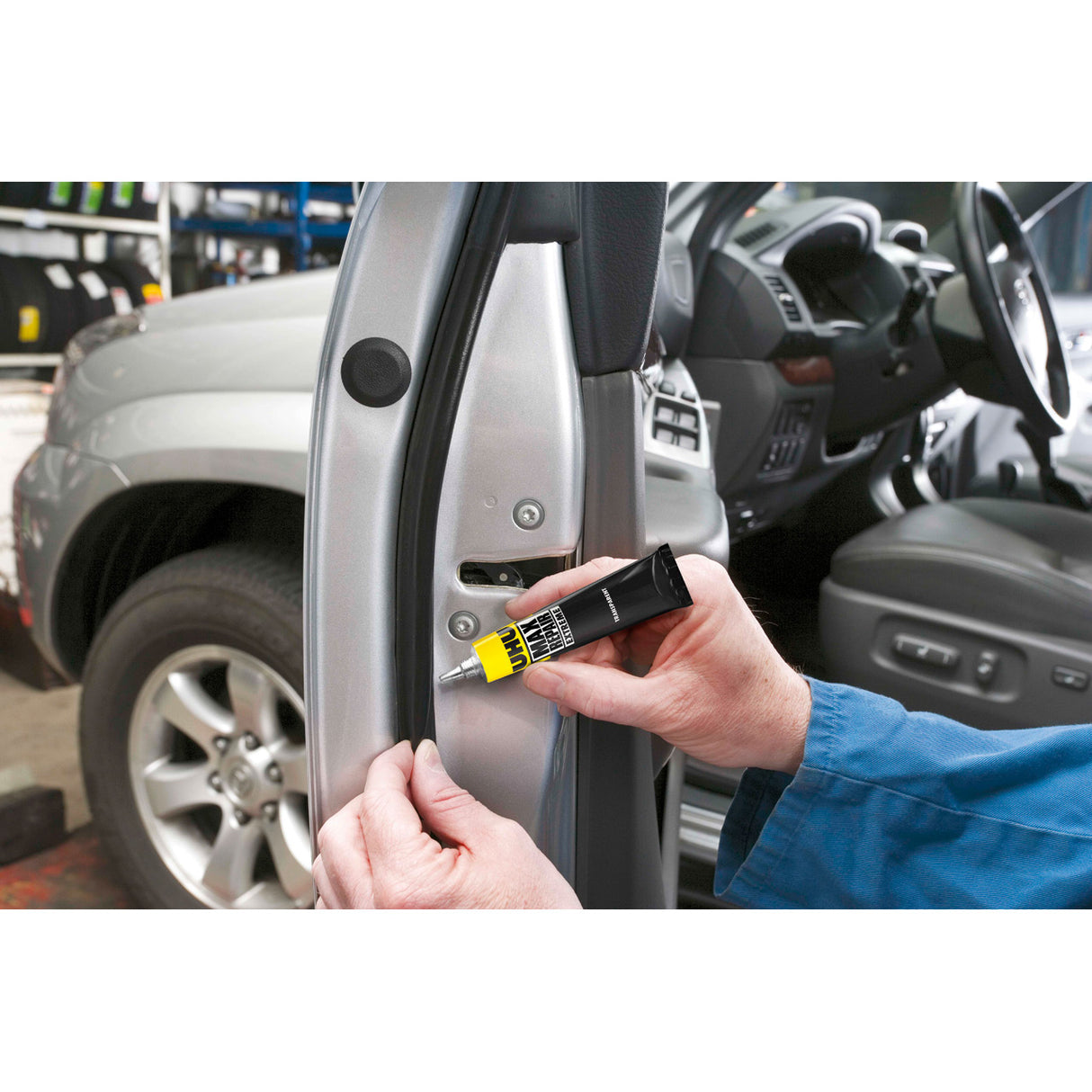 UHU Max Repair power - Colle extra puissante et flexible, transparente, idéale pour les chaussures, le caoutchouc, le cuir, tube 8g