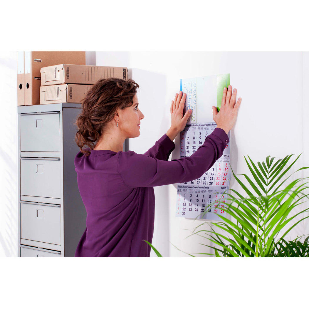 UHU Doublefix universel - Pastilles adhésives, ultra forte, résistance à 4 Kg, blanches, 16 pastilles