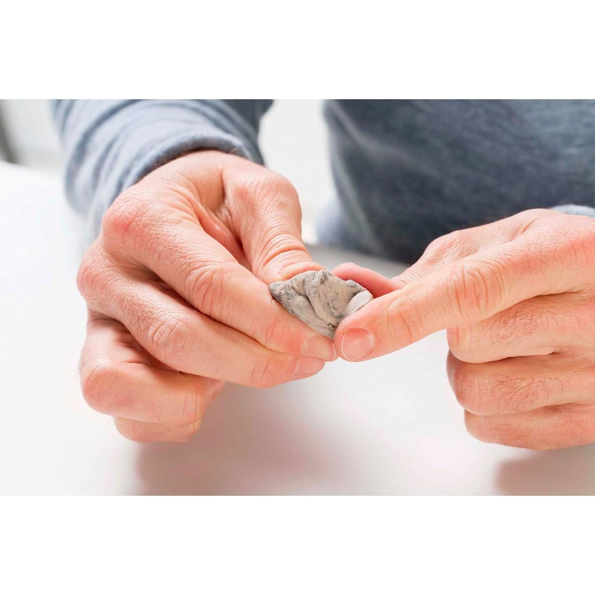 UHU Colle à réparer Powerkitt mini - Pâte époxy 2 composants pour coller, combler, étanchéifier, réparer, intérieur et extérieur, Gris, 6 x 5g