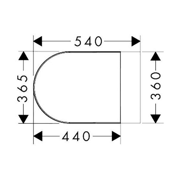HANSGROHE WC suspendue EluPura Original S sans bride avec abattant amovible et frein de chute 60288450