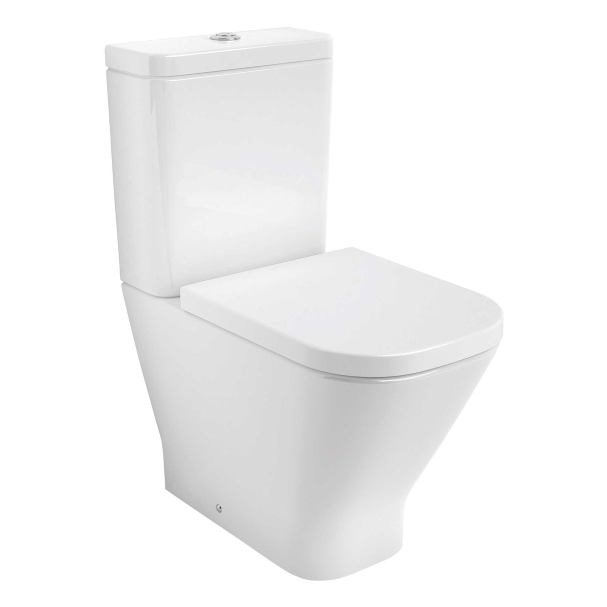 ROCA Pack WC à poser avec réservoir et abattant frein de chute The Gap Square A342526000