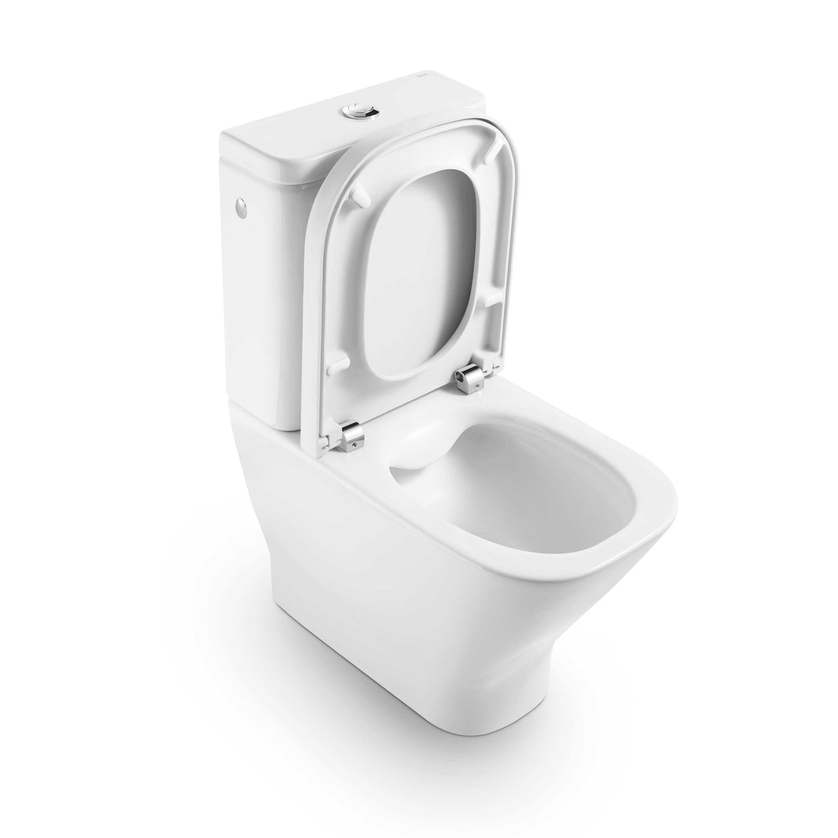 ROCA Pack WC à poser avec réservoir et abattant frein de chute The Gap Square A342526000