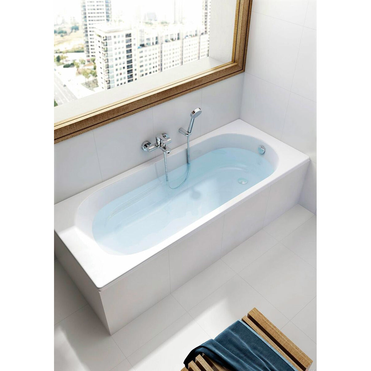 ROCA Baignoire rectangulaire acrylique Genova