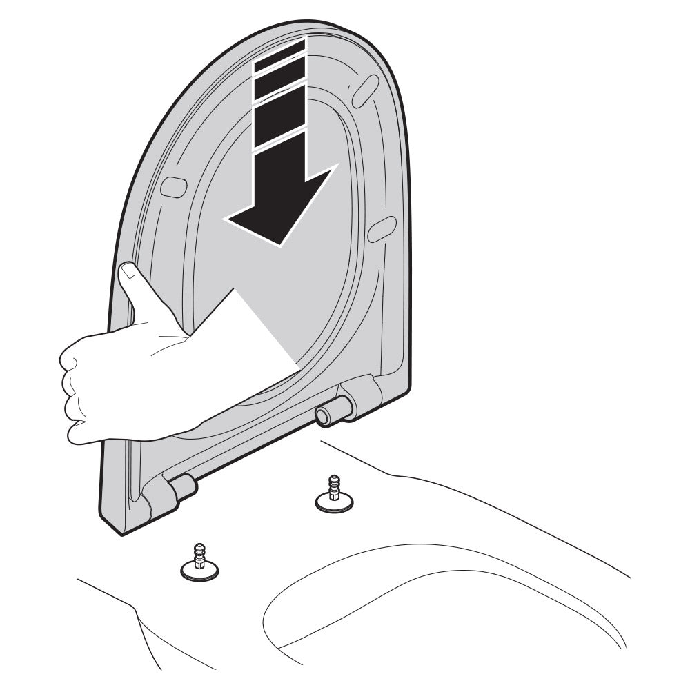 ROCA Abattant WC frein de chute Ona