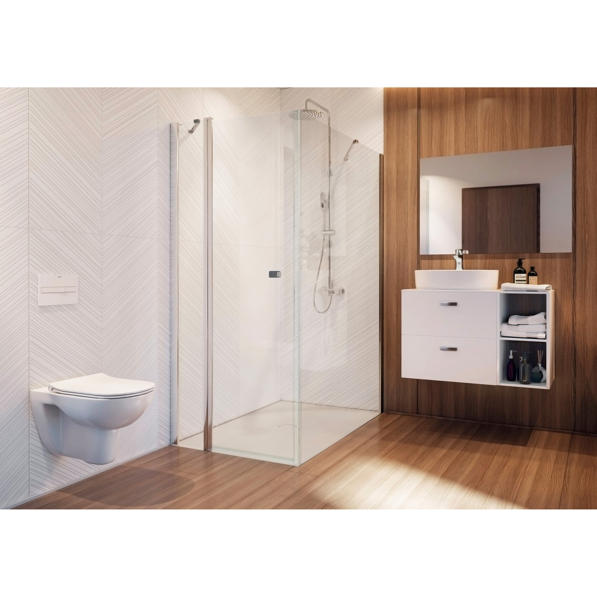 ROCA Pack WC suspendue Victoria avec abattant frein de chute Silencio