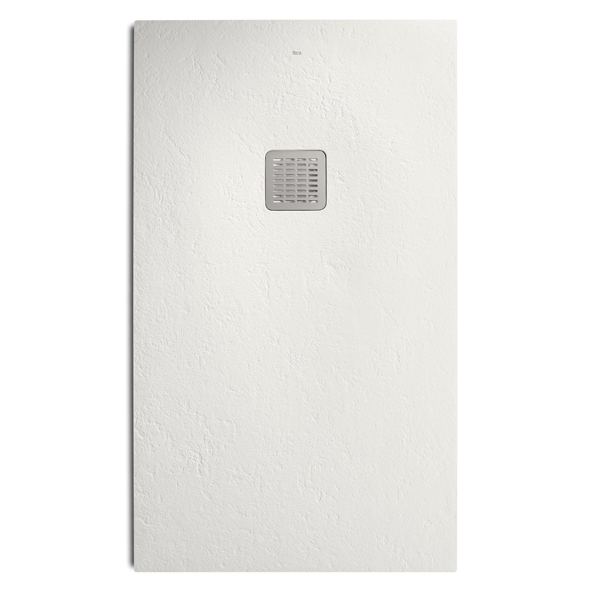 ROCA Receveur de douche rectangle Stonex antidérapant et découpable avec grille acier inox POLO+