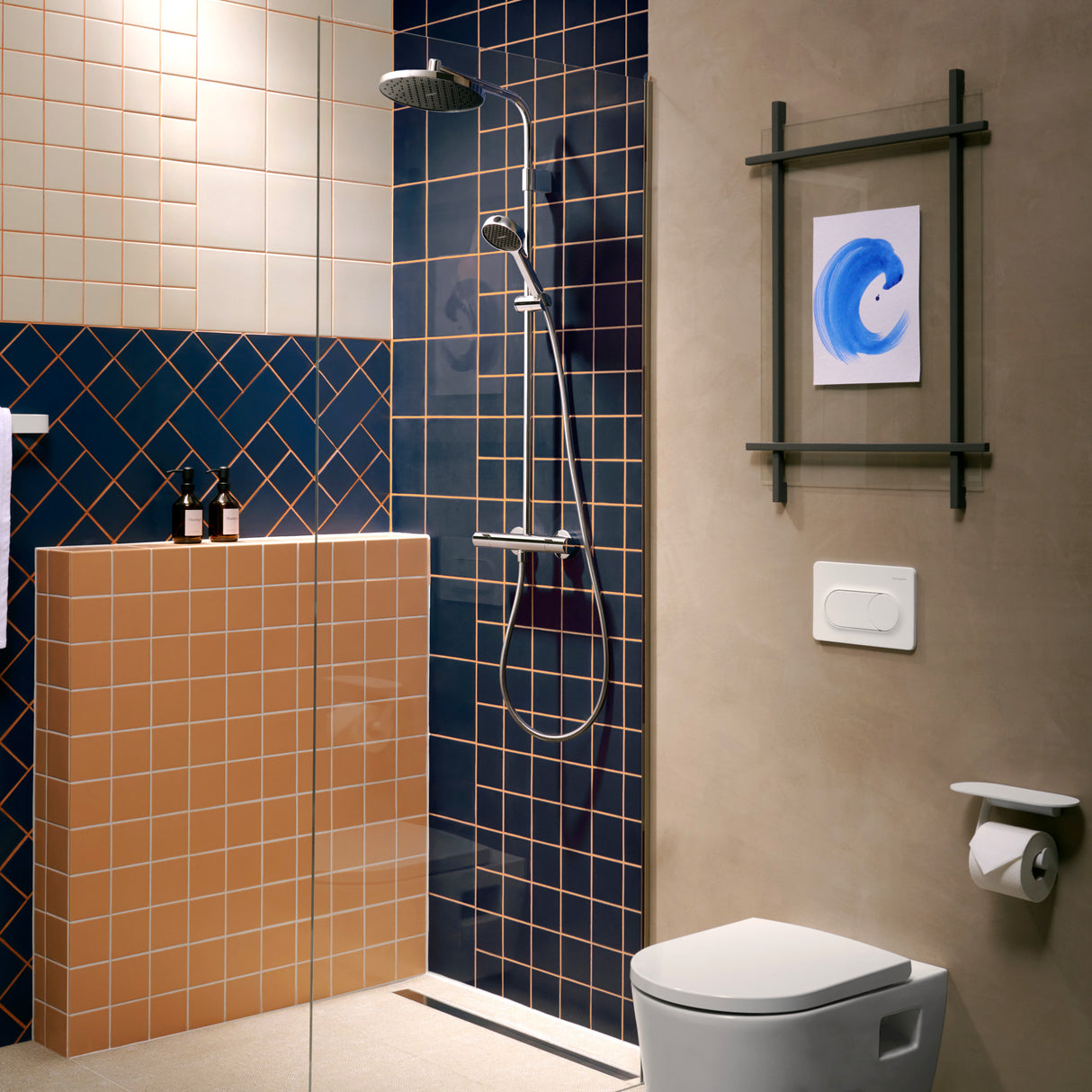 HANSGROHE Colonne de douche 240 1 jet Activera S EcoSmart avec mitigeur thermostatique 28078000