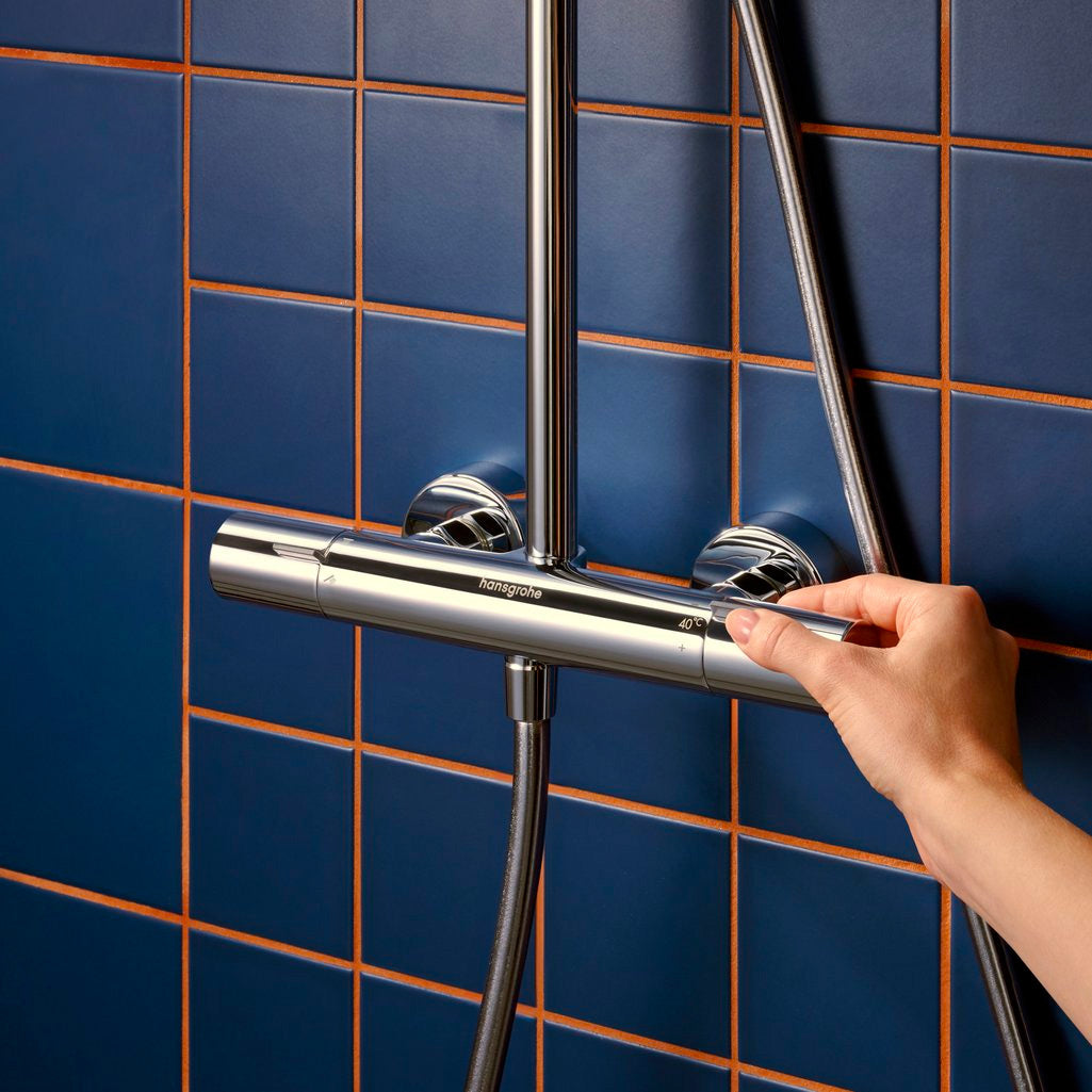 HANSGROHE Colonne de douche 240 1 jet Activera S EcoSmart avec mitigeur thermostatique 28078000