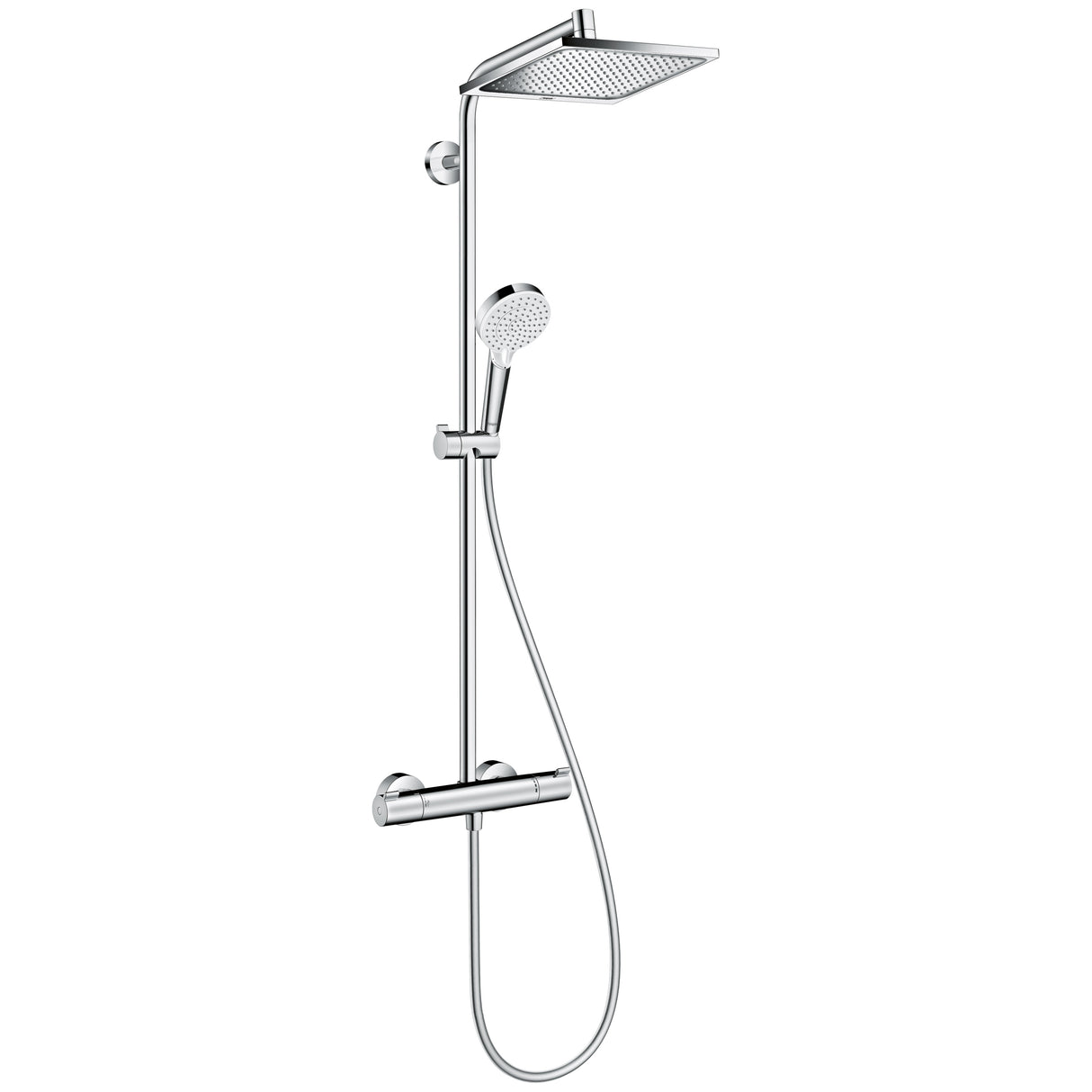 HANSGROHE Colonne de douche 240 1 jet Crometta EcoSmart avec mitigeur thermostatique 27281000