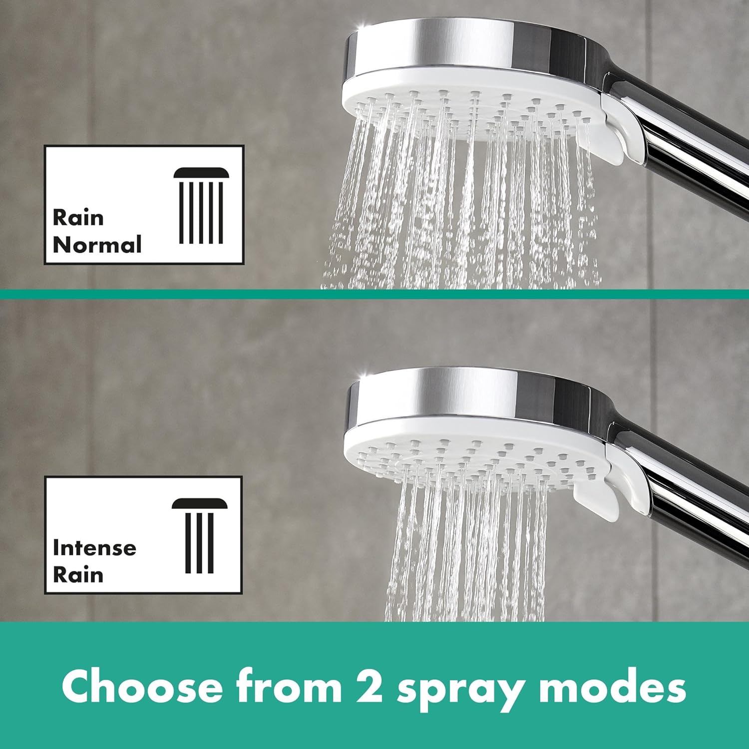 HANSGROHE Colonne de douche 240 1 jet Crometta EcoSmart avec mitigeur thermostatique 27268000