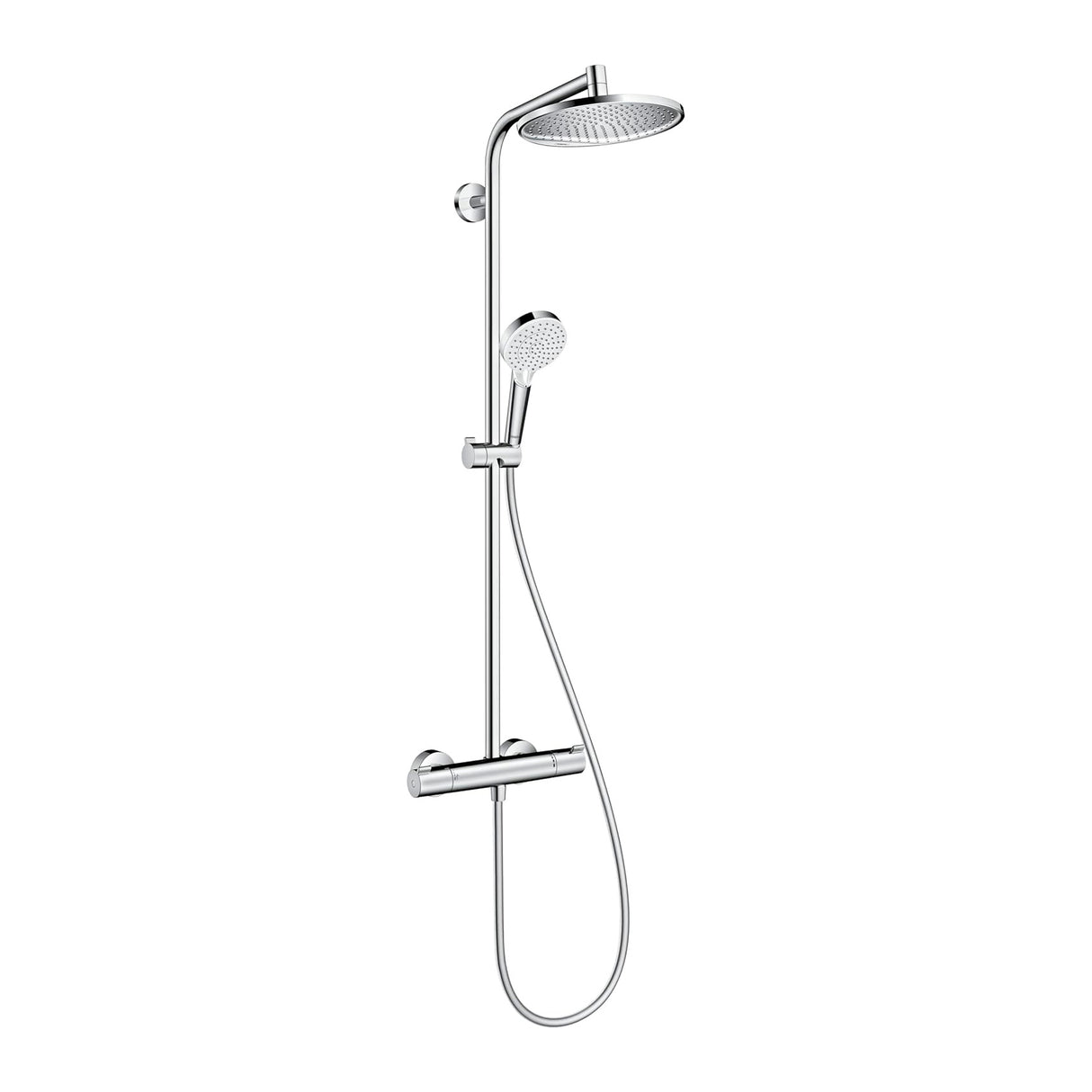 HANSGROHE Colonne de douche 240 1 jet Crometta EcoSmart avec mitigeur thermostatique 27268000